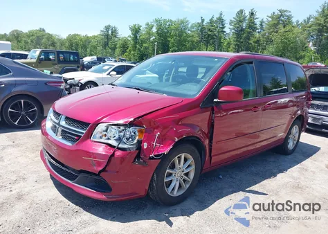 2014 Dodge Grand Caravan Sxt from USA, damaged, VIN 2C4RDGCG7ER427850